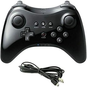 Resim SIBIONO - Nintendo Wii U Pro Controller Oyun Pedi için Kablosuz Bluetooth Çift Analog Joystick. 