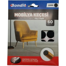 Resim Dalyan Bondit Yuvarlak Mobilya Keçesi 20MM 60 Adet BND01099520 