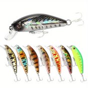 Resim Japon Tarzı Batan Yem, Beş Göz Minnow, 6.3G/5.5Cm, Titrek Batan Küçük Minnow. 