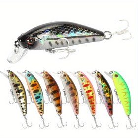 Resim Japon Tarzı Batan Yem, Beş Göz Minnow, 6.3G/5.5Cm, Titrek Batan Küçük Minnow. 