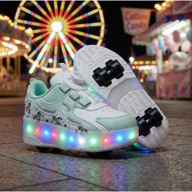 Resim ROCKY Tekerlekli Paten Ayakkabı- su yeşili 