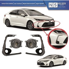 Resim Toyota Corolla Uyumlu Sis Lamba+Kapak Sag-Sol (Açik Gri) 2019-2021 527749283 