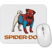 Resim Baskı Dükkanı Spider Dog Pug Köpek Mouse Pad 