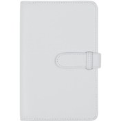 Resim Fosenze Fujifilm Instax Mini Fotoğraf Albümü, 108 Cep Kapasiteli, 18 Sayfa, Pu Deri, Çok Renk Seçeneği Beyaz 