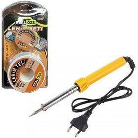 Resim 60 W Kalem Havya Lehim Tabancası Lehim Teli Pastası 