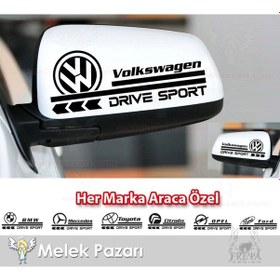 Resim Oto Ayna Sticker, Her Marka Araca Özel 