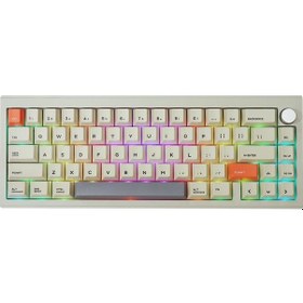 Resim V65 V2 Kablosuz/kablolu Mekanik Klavye Vıa Programlanabilir Yazılım Led Alüminyum Cnc Gövde, Win/mac 