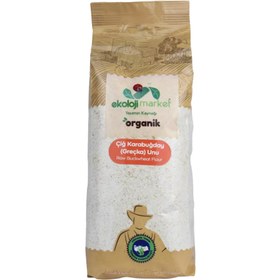 Resim EKOLOJİ MARKET Organik Ham Karabuğday Unu 750g 