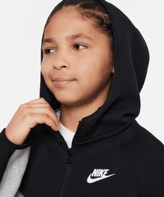Resim Nike Sportswear Tech Fleece Full-Zip Hoodie - Siyah / 