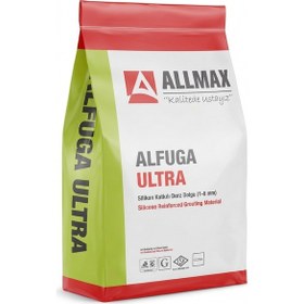 Resim Allmax Silikonlu Fuga Derz Dolgusu Siyah 20 Kg. 