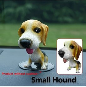 Resim Cloud011 Beagle Hareketli Baş Kulak Sallayan Araç İçi Dekorasyon Köpek Hediyesi 