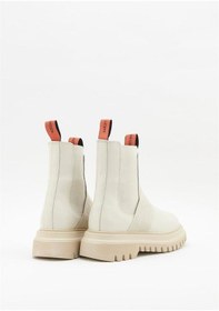 Resim Harley Davidson Nefud Beige Antik Deri Kadın Bot 001 