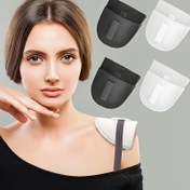 Resim İş Tarzı Kendinden Yapışkan Omuz Pedleri 1 Çift / 2 Çift - 1,5 cm Kalın Hava Geçirgen Sünger Doldurma, Açısal Omuz Geliştiriciler Erkek ve Kadınlar için, Dikişsiz Pedler Kostümler, Tişörtler ve Askılı Elbiseler için 