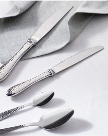Resim Madame Coco La Rose 84 Parça Çatal Bıçak Kaşık Seti - Silver Gri 