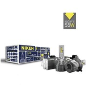 Resim Niken Nova Soft H4 Led Xenon Ampul 55w 18000lm 6500k P43t Ip67 2 Li Set 