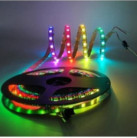 Resim Hıghtek Ht-1843 12v Rgb Şerit Led İç Mekan, 5050 Çip, Metrede 60 Led, Ip20 