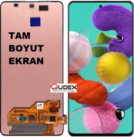 Resim Samsung Galaxy Uyumlu A51 (SM-A515) Lcd Ekran Dokunmatik (Tam Boyut) 