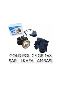 Resim Gp-168 Gold-Police Pilli Kafa Feneri 