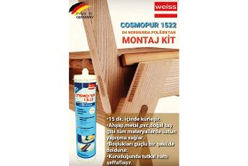 Resim Weiss Cosmopur 1522 310 ml D4 Silikon Tutkal 347 gr 20 Adet 