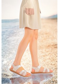 Resim Kiko Kids Kız Çocuk Sandalet Arz 2345 Sedef 