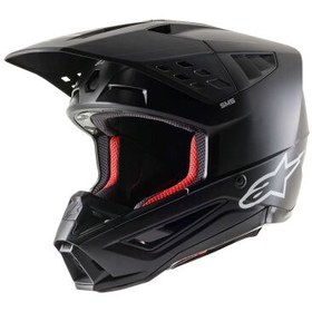 Resim GARAJJ Alpinestars SM5 Off-Road Kaskı Mat Siyah 