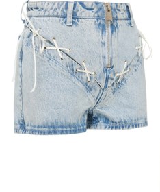 Resim Yasmin Denim Shorts - 34 / Light Blue 
