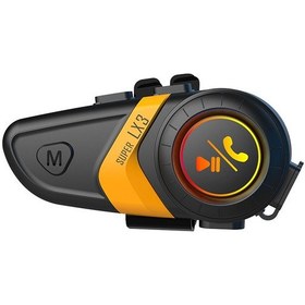 Resim Motosiklet Kask Bt5.0 Kulaklık Kablosuz Sürme Interkom Kiti Gürültü Azaltma Kulaklık Eller Serbest Stereo Müzik İçin Su Geçirmez Otomatik Cevap 