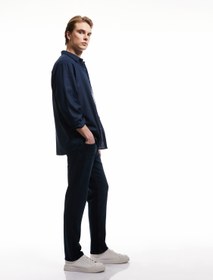 Resim Pamuklu Normal Bel Straight Fit Jean Pantolon - Mark Jean 