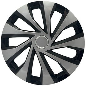 Resim Peugeot 301 307 308 14-15-16" İnç Uyumlu 4 Adet 1 Takım Gri Siyah Jant Kapağı 