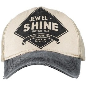 Resim Perlotus Jewel Shine Beyzbol Kep Unisex Şapka Eskitme Haki 