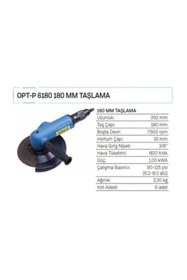 Resim Genel Markalar Opt-p 6180 Havalı Taşlama 180 ml 