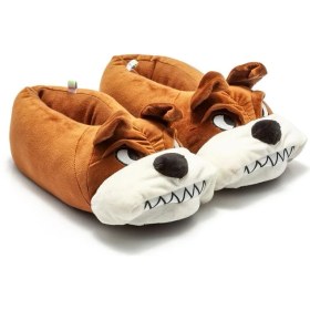 Resim Twigy Kızgın Erkek Hayvanlı Panduf Kahverengi 41/46 