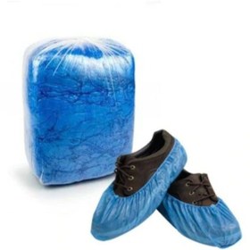 Resim Universal Çift Lastikli Kalın Poşetli Hijyenik Galoş Mavi 1000 Adet 