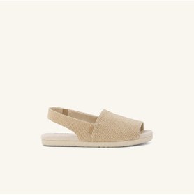 Resim 10023065 Champagna Espadril Kadın 10023065 Toms Alpargata Champagne Tonal Sparkle Woven Açık Bej 