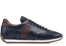 Resim Nevzat Onay Hakiki Deri Lacivert Sneaker Erkek Ayakkabı -11482- 