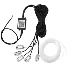 Resim Genel Markalar Araç Içi Atmosfer Ambiyans Led Neon Ip Led Rgb App Kontrollü 5 Parça 