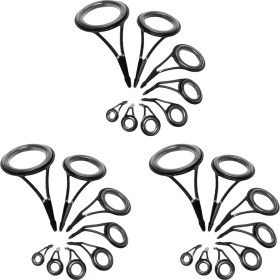 Resim Xin Yue Zhang Ξ Ny Ue Zhang 24 Adet Olta Kılavuzları Ucu Balık 5-18MM Dia Kutup Tamir Kiti Hattı Yüzükler Gözler Seti Yüzükler Çerçeve (Yurt Dışından) 