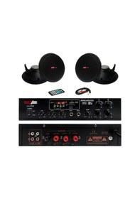 Resim Lastvoice Black Small-4 Tavan Hoparlör ve Anfi Ses Sistemi Paketi 