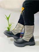 Resim Demashoes Çocuk Platin Kar Çizmesi Su Geçirmez Kaymaz Taban 