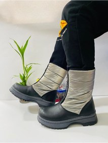 Resim Demashoes Çocuk Platin Kar Çizmesi Su Geçirmez Kaymaz Taban 