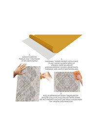 Resim Tink Kendinden Yapışkanlı Gri Buzlu Desenli Pvc Panel 41x62 Cm 