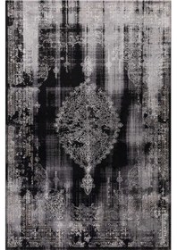 Resim Lynosse Siyah Halı Yumuşak Oturma Odası Salon Çocuk Odası Mutfak Siyah 