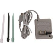 Resim Vkemall Nintendo Ds Lite İçin Güvenli Şarj Adaptörü Ve 4'lü Yüksek Hassasiyetli Dokunmatik Kalem Seti - 110cm Esnek Kablolu, Aşırı Akım/kızma Koruma 