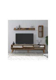 Resim Variant Valensiya Tv Ünitesi Ve Orta Sehpa Takımı - Ceviz / Ceviz 