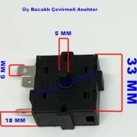 Resim Ender 3 Bacaklı Çevirmeli Anahtar 