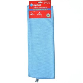 Resim Spark (6 Adet) 2311 Mikrofiber Oto Kurulama Ve Cam Temizlik Bezi 50x70 Cm. Mavi - Yeşil - Gri 