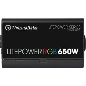 Resim Thermaltake Litepower RGB PS-LTP-0650NHSANE-1 650W 12 CM Fanlı Güç Kaynağı 