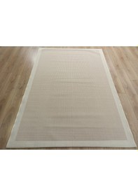 Resim Çam Halı Sisal 9427 Krem / Bej Bordürlü Jüt Sisal Kilim - 200x300 