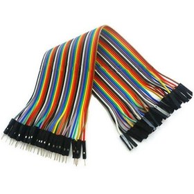 Resim 20cm 40 Pin Dişi Erkek Dupont Kablo 