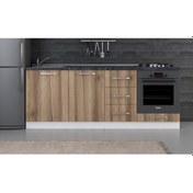 Resim Minar 215 Cm Mutfak Dolabı Beyaz Dore 215-D3-Alt Modül Beyaz 